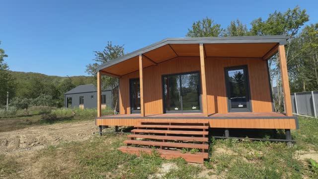 Обзор дома Барнхаус 70 м2 смотреть онлайн