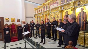 Небесного звучания песнопения под сводами Храма. Мариос Хараламбос и православный Хор ЛОГОС, Кипр