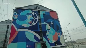 Южно-Сахалинск. Осенняя прогулка. Муралы