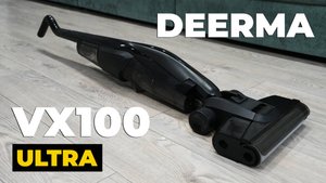 Deerma VX100 Ultra: 20 000 Па, наклон 180°, мойка и сушка с подогревом🔥 ОБЗОР и ТЕСТ✅