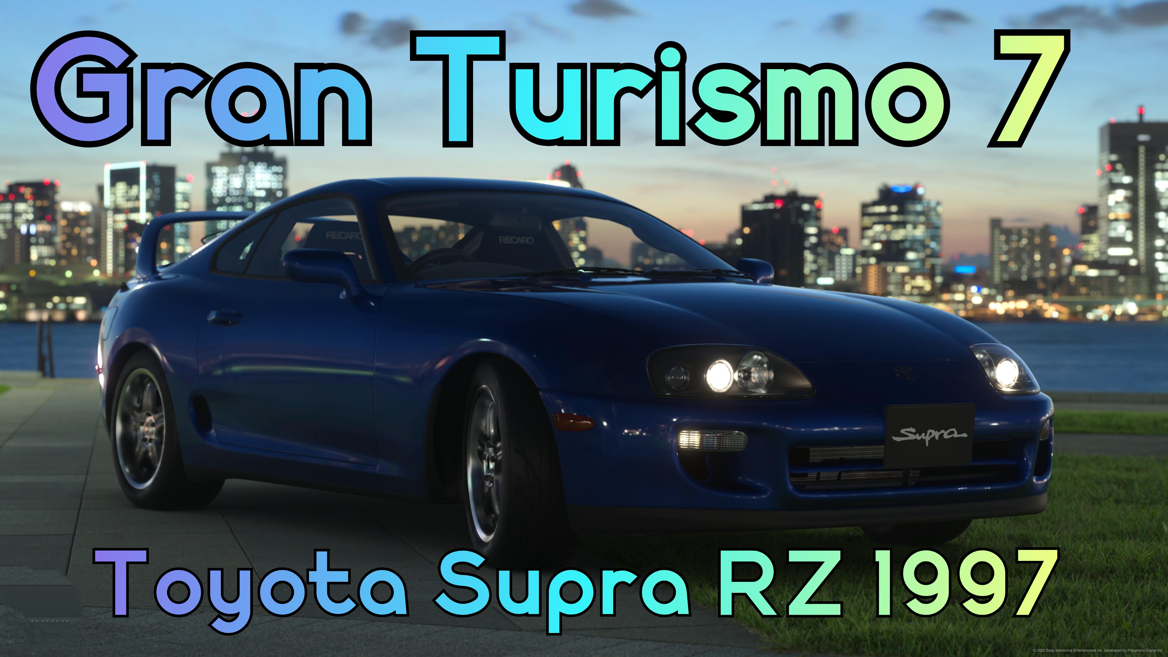 Toyota Supra RZ 1997: Битва Титанов с Сердцем Twin-Turbo в Gran Turismo 7.