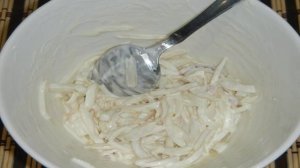 Салат из кальмаров с икрой
