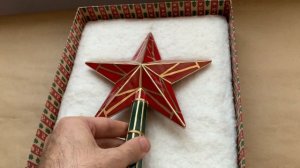 Елочная Игрушка Кремлевская Новогодняя Звезда СССР