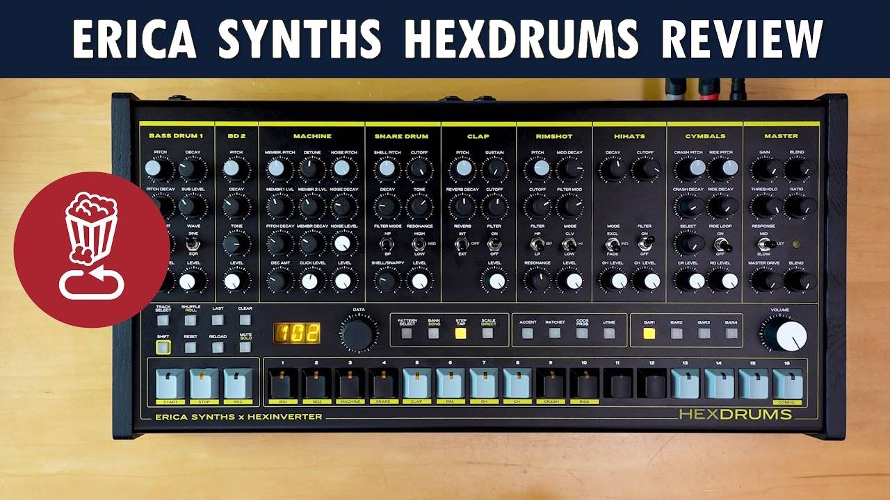 Erica Synths x Hexinverter HexDrums Review