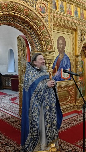Проповедь о. Константина в Престольный праздник Покрова Божией Матери. 14.10.25