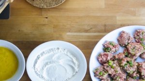 Оладьи мясные