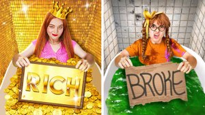 🏫 Челлендж: Богатые vs Бедные ученики 😂 123 GO!