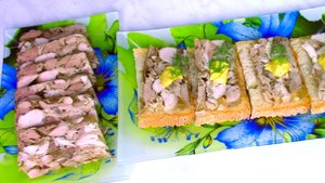 Зельц из индейки.