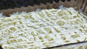 Салат слоеный с креветками