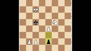 Красивая шахматная задача. Белые начинают и выигрывают