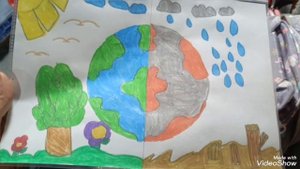 рисунок Доченьки на тему защита природы