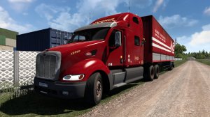 430 / ETS2 1.56 / Peterbilt 387 / Русская сборка / Столы из Магадана в Оротукан.