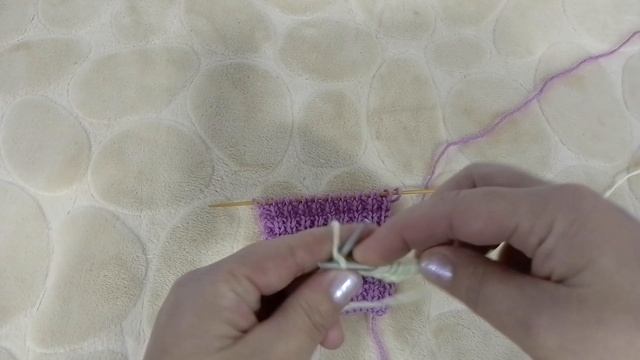 Узор спицами, двухсторонний. Тростник смотреть онлайн