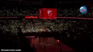 Сербские болельщики включили песню про Россию на матче с соперником из Литвы