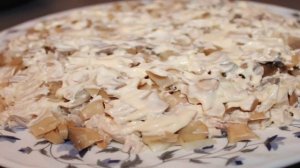Салат Подсолнух с чипсами