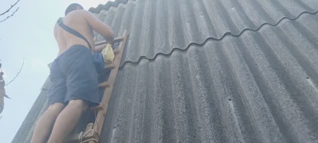 Ремонт крыши жарим курицу на гриле дачный сезон