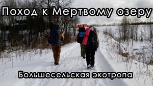 Поход к Мертвому озеру. Большесельская экотропа, Ярославская область.