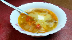 Овощное ассорти с яблоками и с фрикадельками