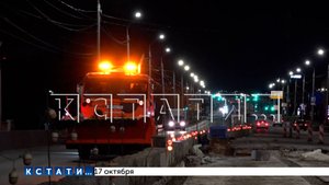 В мэрии объяснили причину отсутствия рабочих на ремонтируемом Мызинском мосту