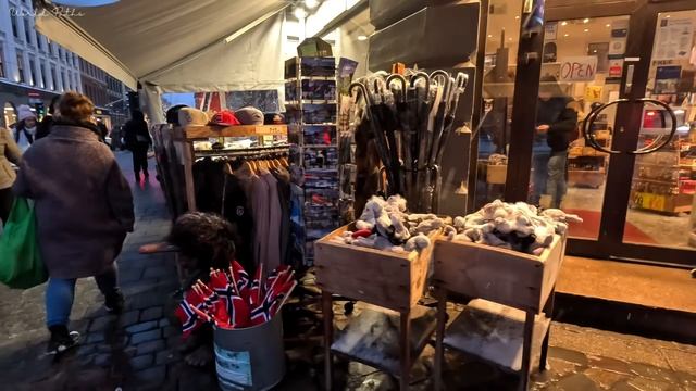 Очаровательная рождественская экскурсия в Осло, Снежная прогулка на рождественский рынок. смотреть онлайн