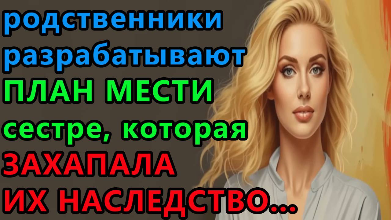 Истории из жизни. Родственники разрабатывают план мести сестре которая захапала их Аудио рассказы