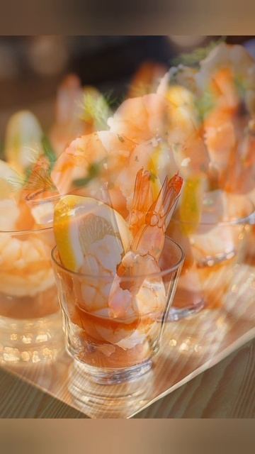 Подаем креветки красиво. 👍🔥🦐