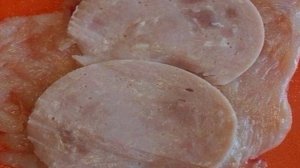Рулетики Кордон Блю в сливочном соусе