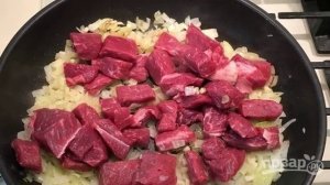 Рагу из белой фасоли с говядиной и травами