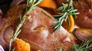 Куриная грудка на кости