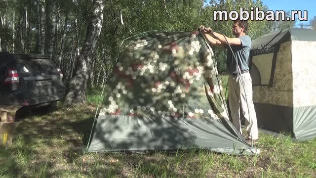 Сборка Мобиба РБ-200/К5 СП. Обзор палатки из комплекта Кайфандра смотреть онлайн