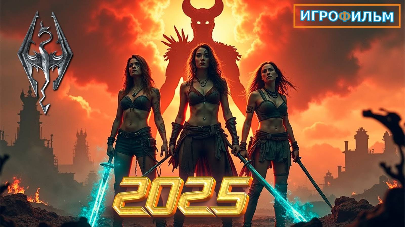 Новая Фантастика Скайрим 2025 Полностью Игрофильм Все Катсцены и Прохождение в 2025 смотреть онлайн