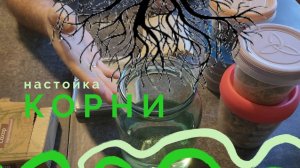 Корни - настойка на 5  корнях растений