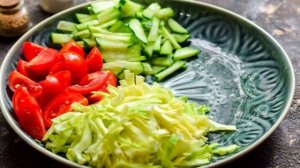 Салат Роща с фасолью