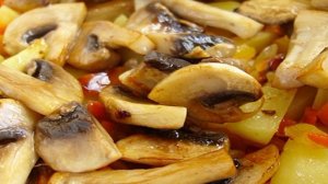 Рагу из кабачков с грибами