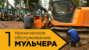 МУЛЬЧЕР за 50 млн. Обслуживаем толкающую раму, снимаем резцы. Гусеничный мульчер FAE PrimeTech PT-30