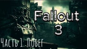 Fallout 3. Прохождение с модами -  Часть 1. Побег