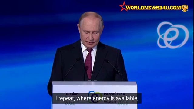 Putin: Europe is paying for its rejection of Russian energy with economic decline.