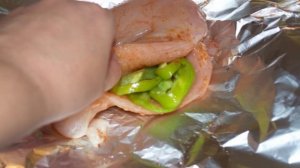 Куриная грудка с паприкой