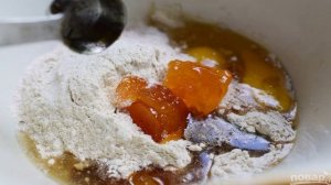 Панкейки с персиком