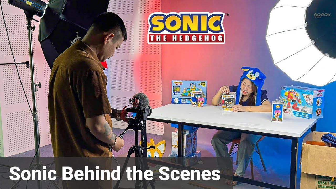 КАК мы снимаем видео , создание СОНИКА и его РАСПАКОВКИ смотреть онлайн