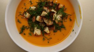 Очень вкусный "Тыквенный суп пюре". МММ Вкусно и полезно.