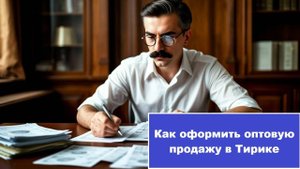 Оптовая продажа в программе Тирика