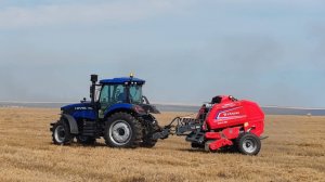 Демонстрационный показ пресс-подборщика FASCAR 9YG-1.25A в АО "Солгон" Ужурского р-на 23.08.25