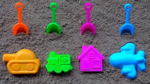 Учим Названия Цветов с Танчиком | Цветные Ложечки для Мороженного  | Детские  Песенки | Транспорт