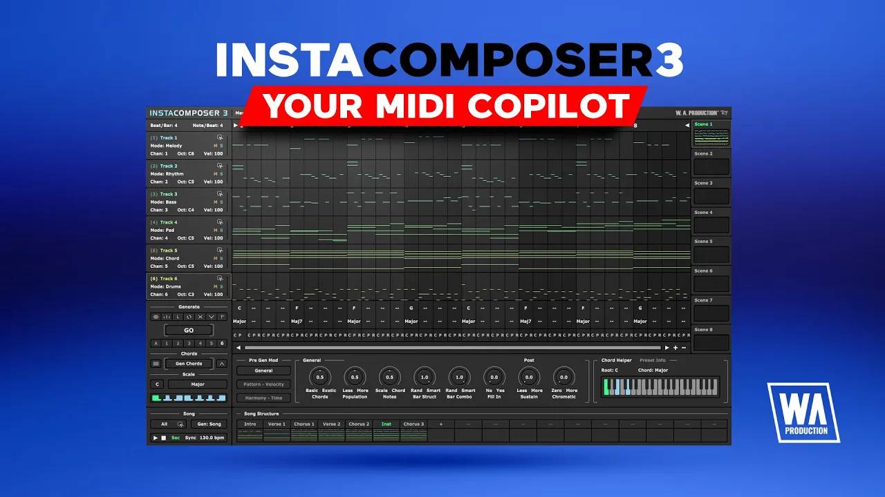 W.A. Production InstaComposer 3: Your MIDI Copilot