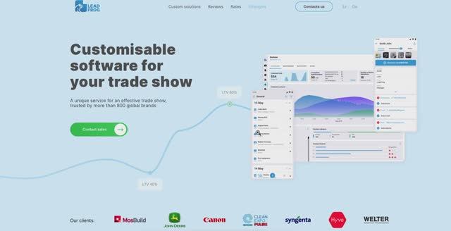 Концепция сайта Lead Frog