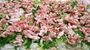 Пирог с мясом и рисом