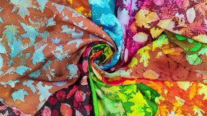 Эфир в Школе Современного Батика. Хохлома, подбор палитры для шелка. Арт-сезоны. Дневник художника