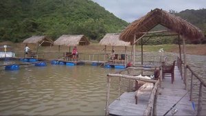 Рыбалка на горном озере. Вьетнам