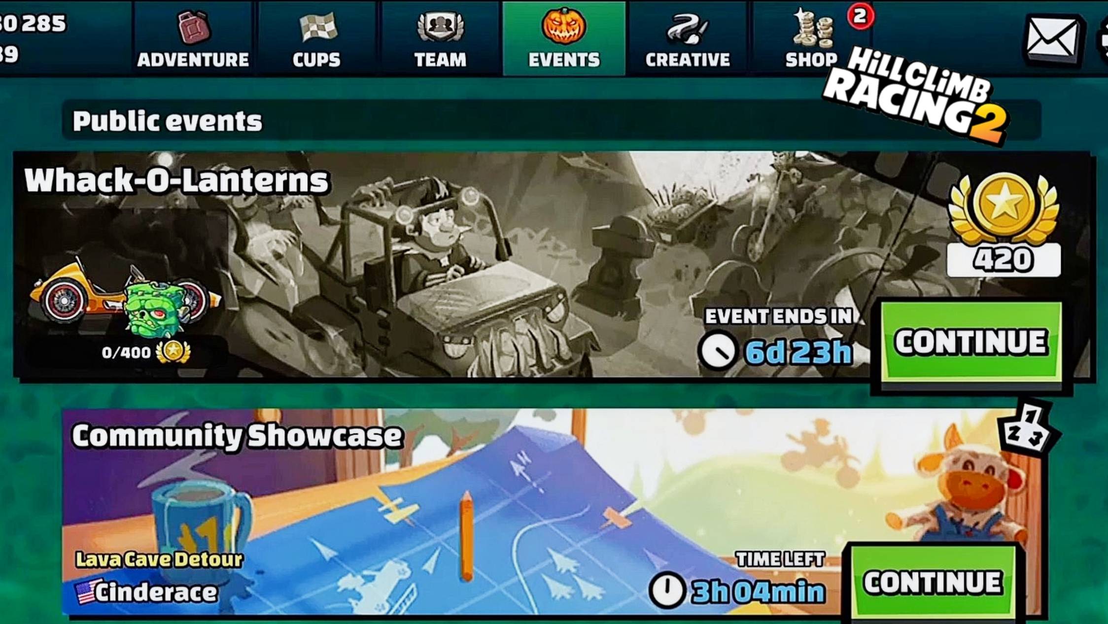 Предстоящее СОБЫТИЕ "Whack-O-Lanterns" - Hill Climb Racing 2 (gameplay) (гонки на андроид)